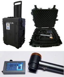 Lāzera tīrīšana iekārta 100W 200W 300W 500W bagāžas tipa