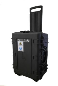 Lāzera tīrīšana iekārta 100W 200W 300W 500W bagāžas tipa