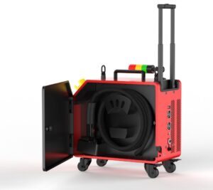 Ar gaisu dzesējama 500 W lāzera tīrīšana iekārta